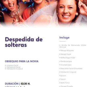 DESPEDIDA DE SOLTERAS
